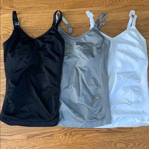 3 nursing tanks : never worn